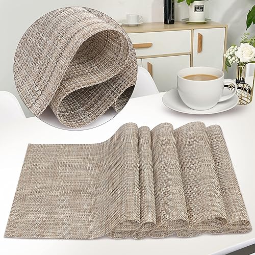 Miniatura 2 de FYY Camino de mesa de 72 pulgadas de largo, camino de mesa estilo granja, resistente al calor, antideslizante, lavable, PVC, resistente a las