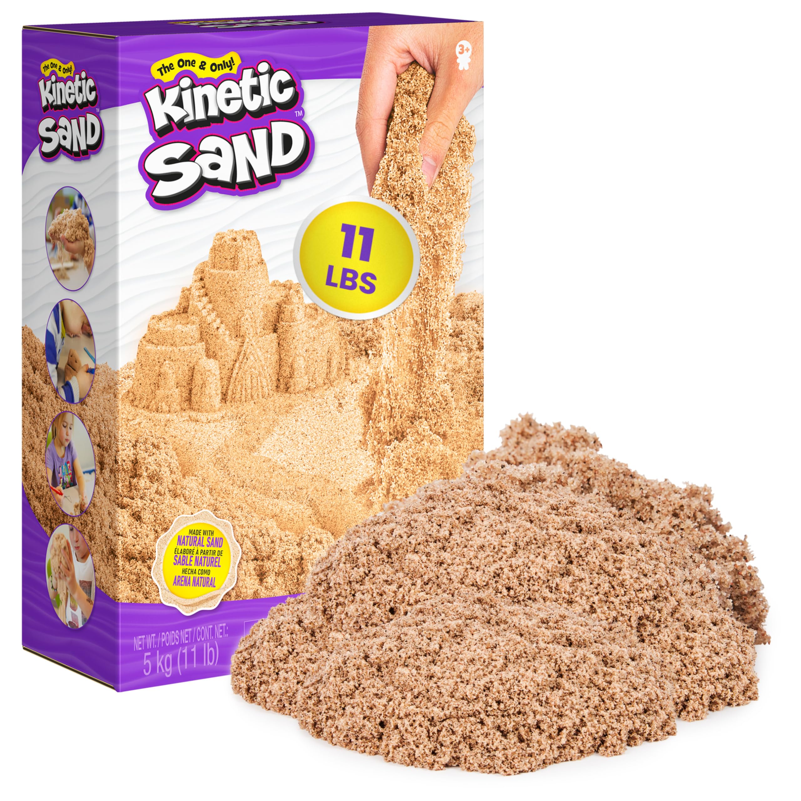【新品】Kinetic Sand キネティックサンド 6個入り Amazon.co.jp: キネティックサンド 11ポンド (5kg) ナチュラルブラウン
