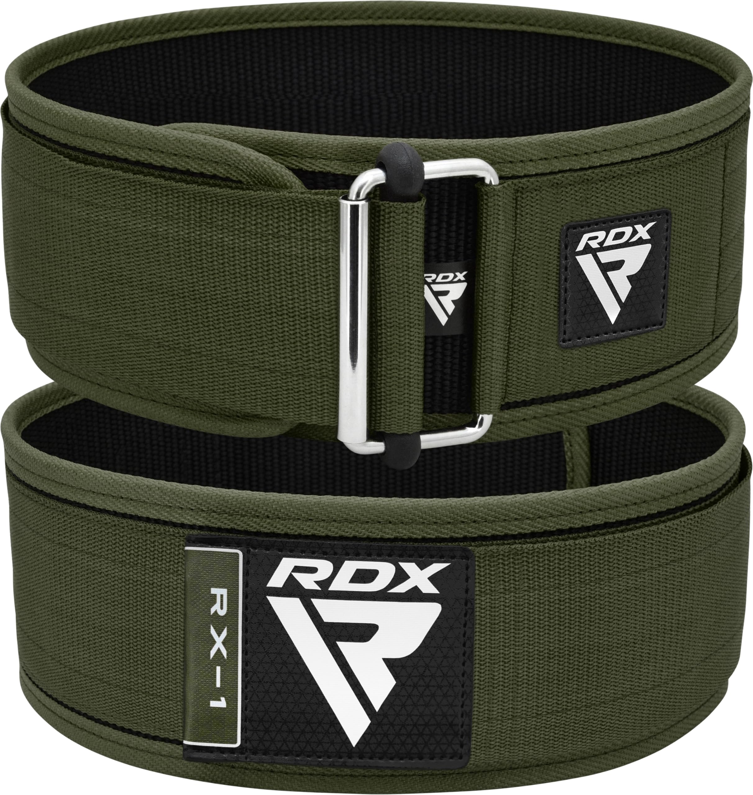 RDX Weight Lifting Belt - AUTO LOCK 4” Premium Adjustable Gym Belt for Olympic Cross Training - Support for Men Women Functional Fitness Workout - WOD