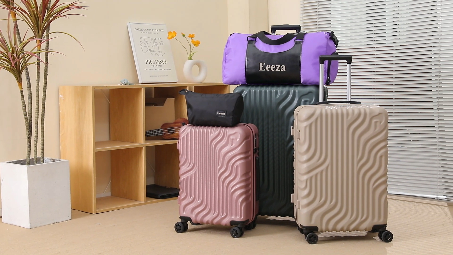 Amazon.com | Eeeza Carry On Luggage Se t 22x14x9 Airline Approved