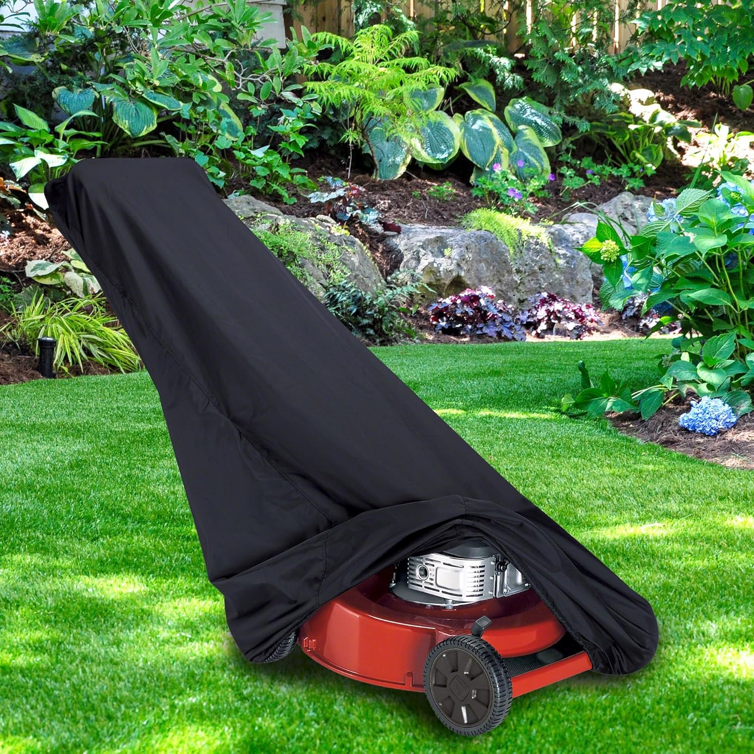 Classic Accessories Walk Behind Lawn Mower Cover, 73 x 25 x 23 Inch