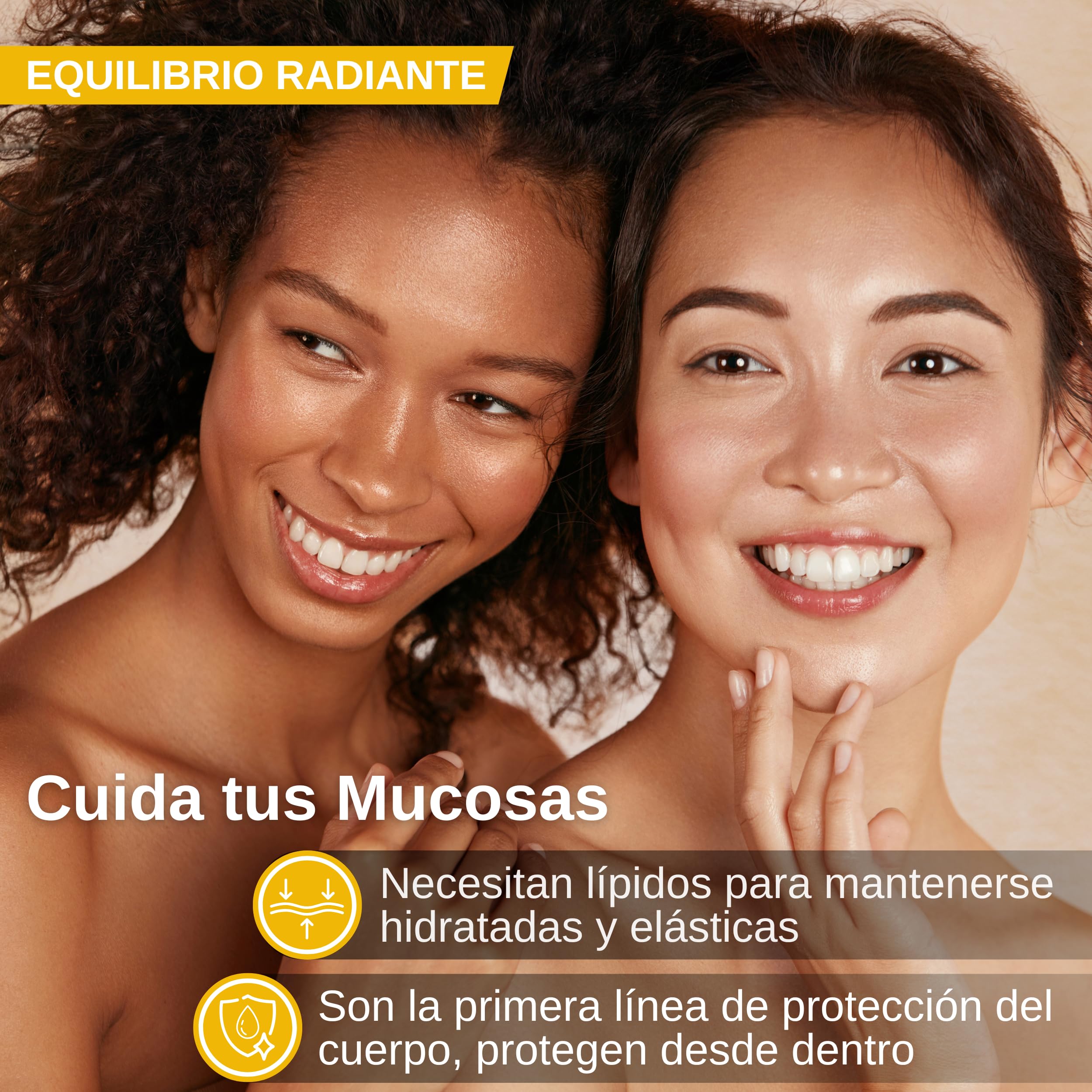 Omega 7 de Espino Amarillo con Biotina - Cabello, Piel y Uñas - 180 Perlas | Cabello, piel, uñas y mucosas, aceite de espino amarillo 1000 mg, omega 7 natural, biotina 5000 mcg con zinc, vegano