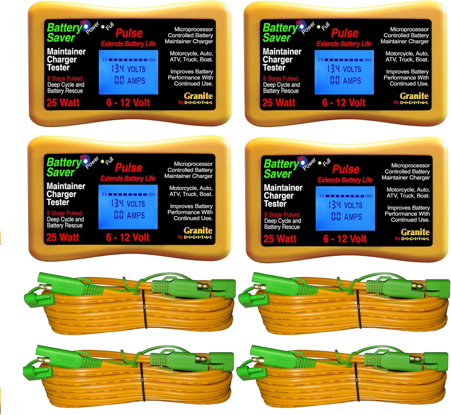 Amazon.com: Battery Saver 8249 25W Pulse Battery Maintainer/Charger ...