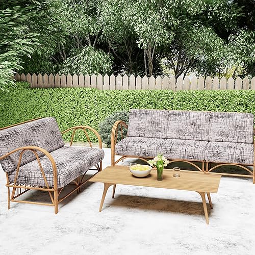 Miniatura 174 de Smiry Fundas de cojín de sofá con estampado, fundas de sofá elásticas y suaves para sofá, funda de sofá antideslizante lavable protector de muebles