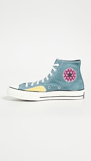 converse chuck 70 twisted prep patchwork high