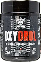 DARKNESS Termogênico Oxydrol Ultra Concentrado Sabor Neutro - 400 mg de Cafeína por Dose - Rápida Absorção - Estimula a Queima de Gordura - 60 Cápsulas