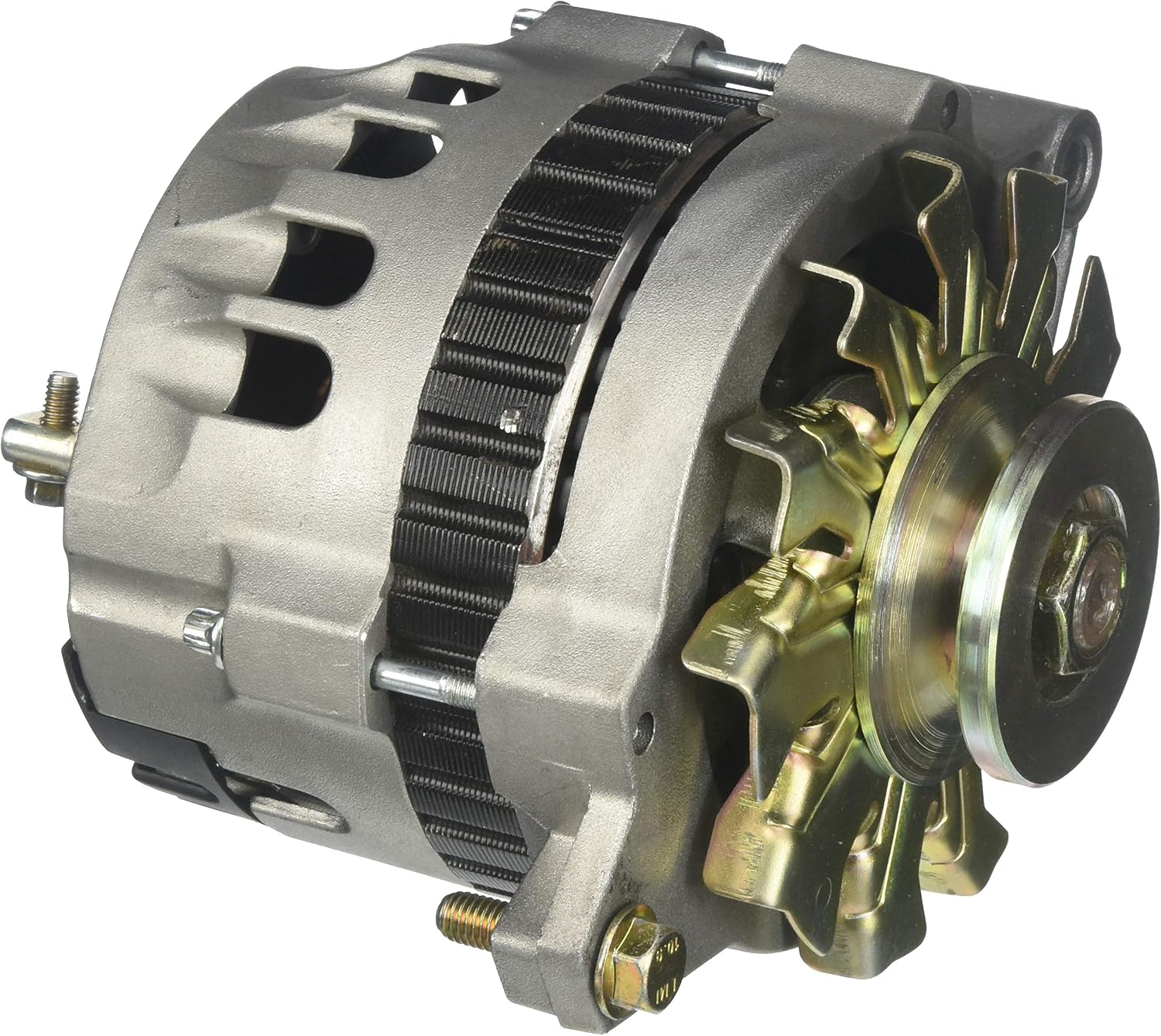 Powermaster - Alt GM CS130 Natural 140A 1V Pulley Str MTG 6.61" 1-Wire or OE Hookup