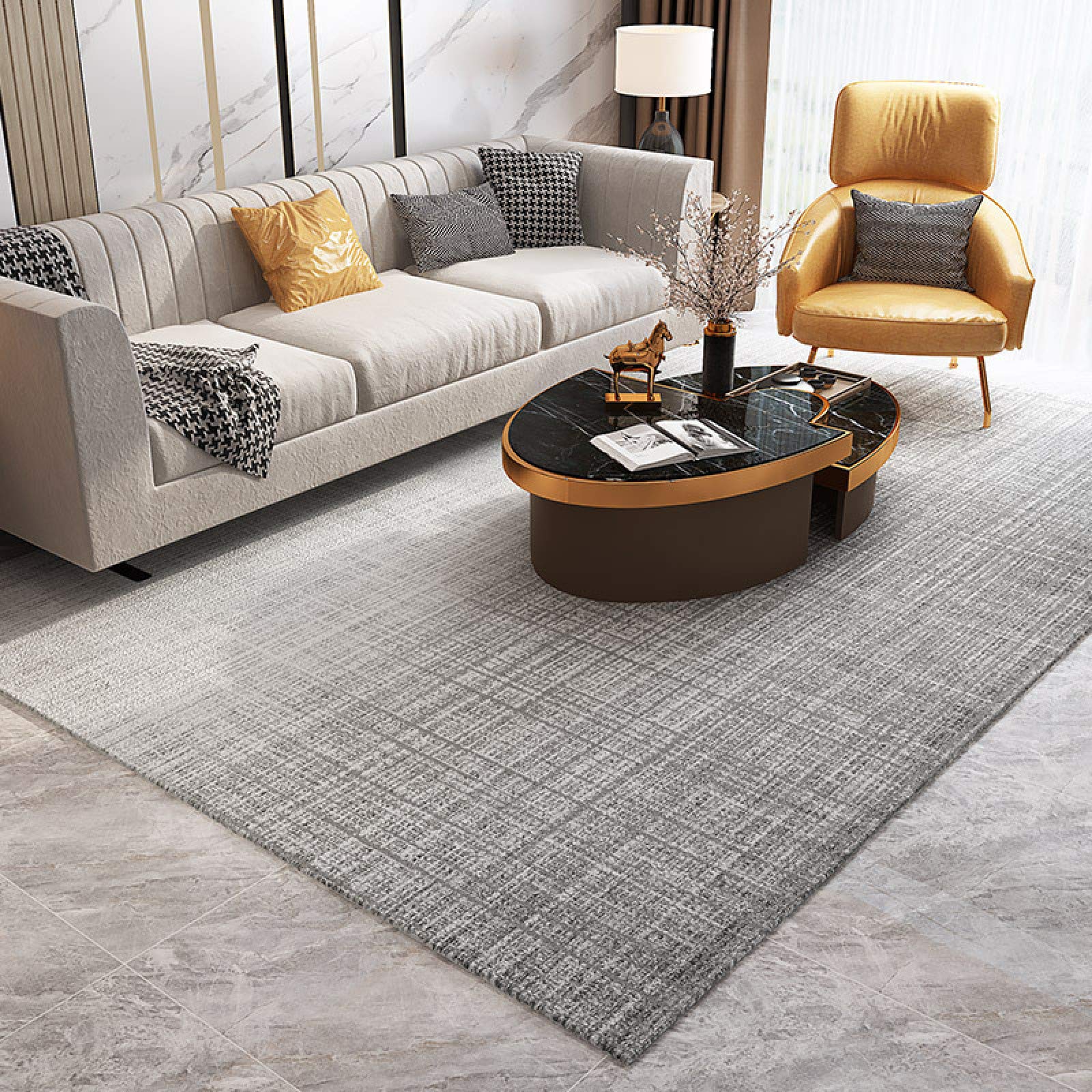Dywaniki do salonu nowoczesny dywan moda lekki luksusowy prosty do salonu, sypialni, pokoju dziecięcego 120 * 160 cm