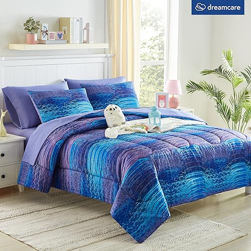 Miniatura 7 de Juego de ropa de cama individual para niñas, juegos de ropa de cama individual  5 piezas, juegos de ropa de cama para niñas, juego de edredón