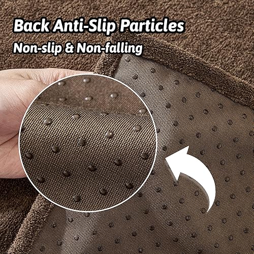 Miniatura 4 de MEETSKY Funda de sofá lavable para sofá de 2 cojines, a prueba de arañazos, protector de muebles en forma de L, funda de sofá modular suave para