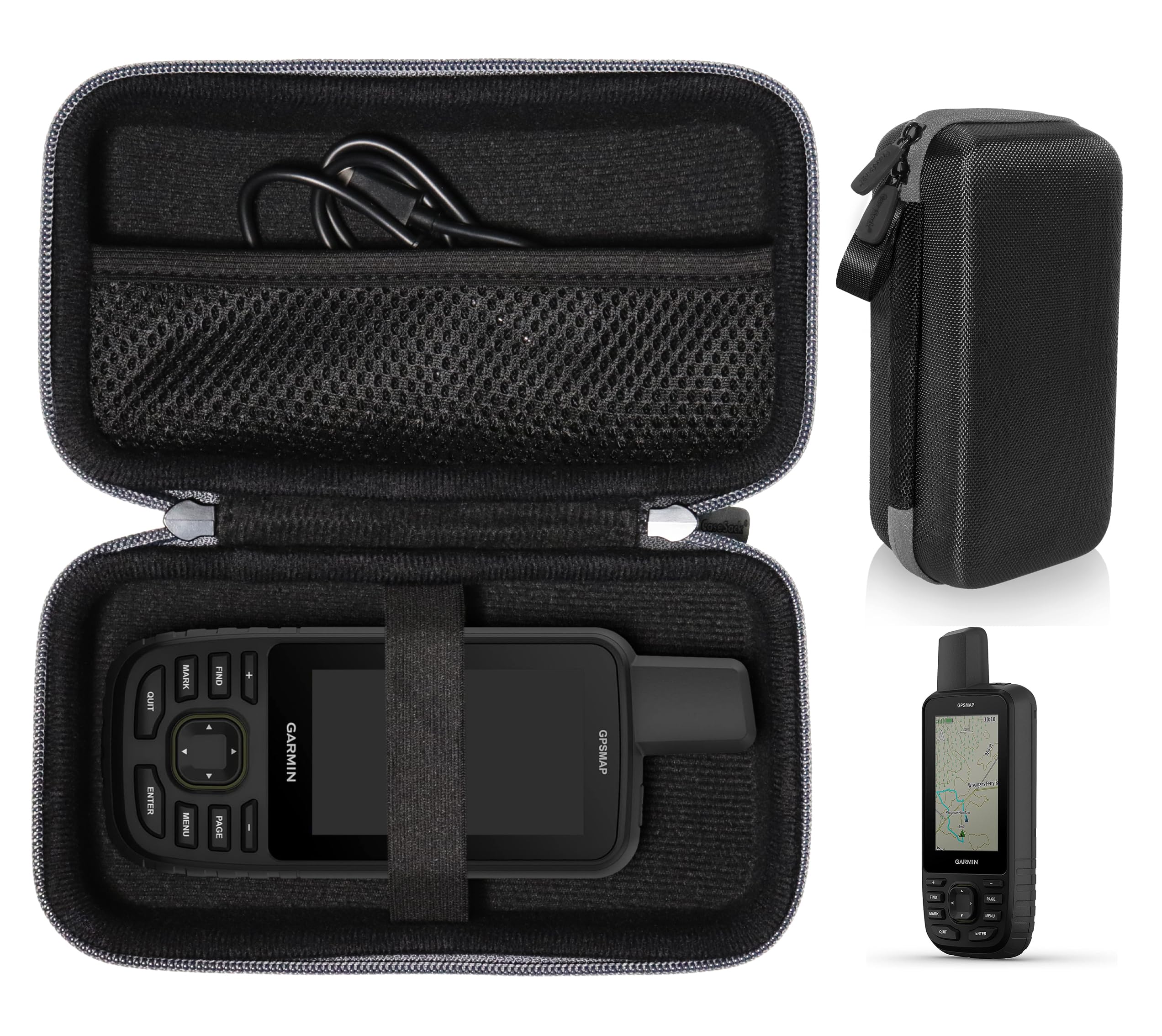 GARMIN デバイス ケース付き Amazon.com: CaseSack Case for Garmin GPSMAP 67 / 67i / 66i /66s