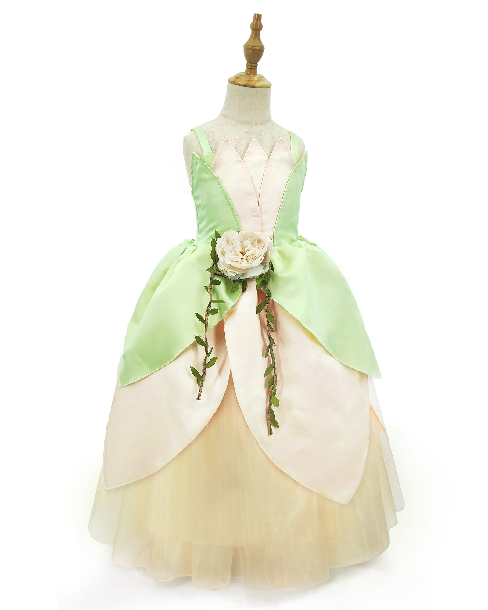 Disfraz de princesa para niñas Tiana 10-11 años miniatura 7