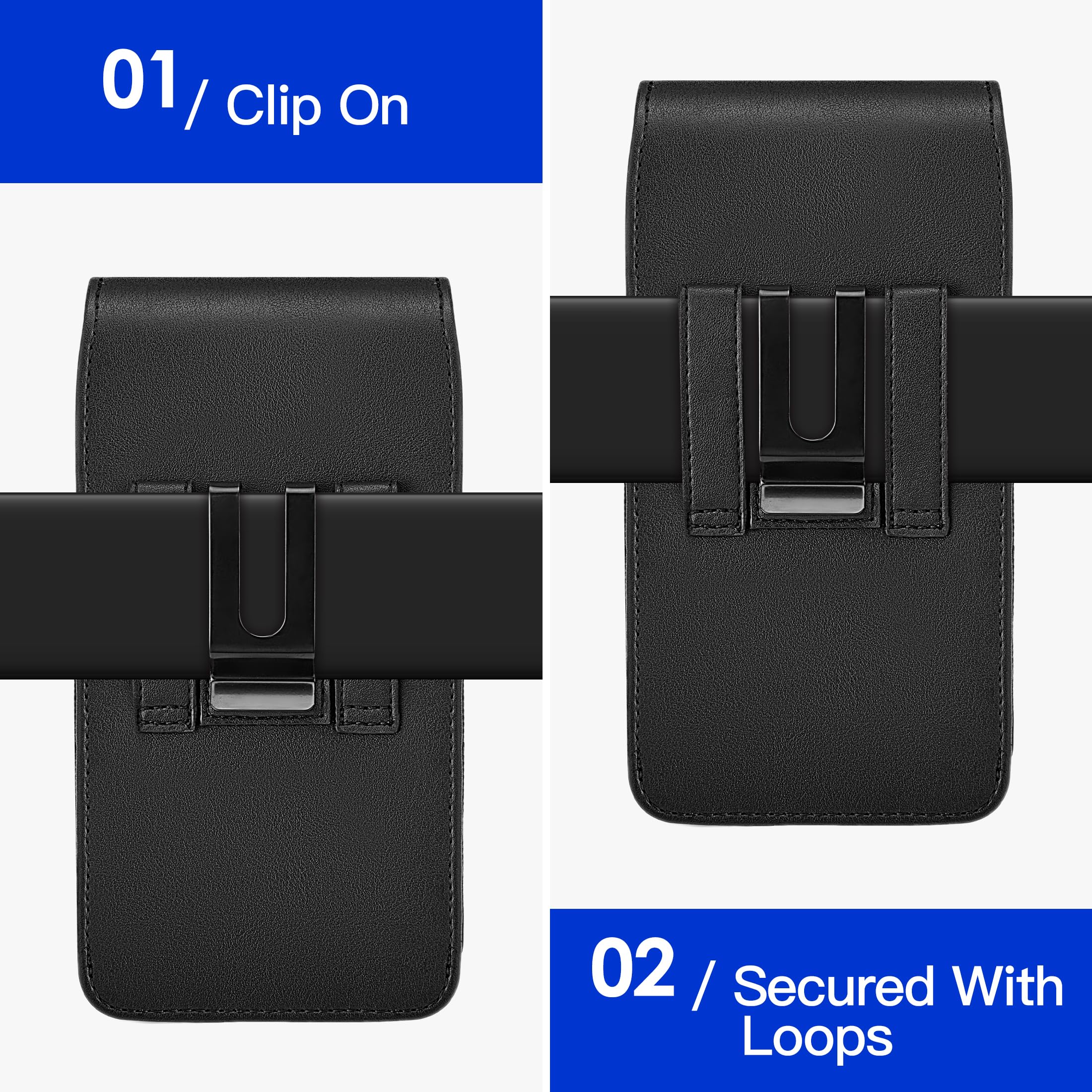 Étui Étanche Pour Téléphone Portable, Lot De 2 Étuis Étanches Avec Ceinture, Protégez Votre