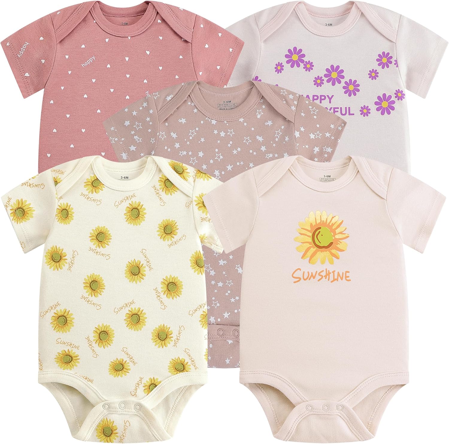 Baby Newborn Layette 10-Piece Sets Cotton Bodysuits Pants Sets for Baby Boys Girls Toddler Unisex Baby Gift Set - Image 2