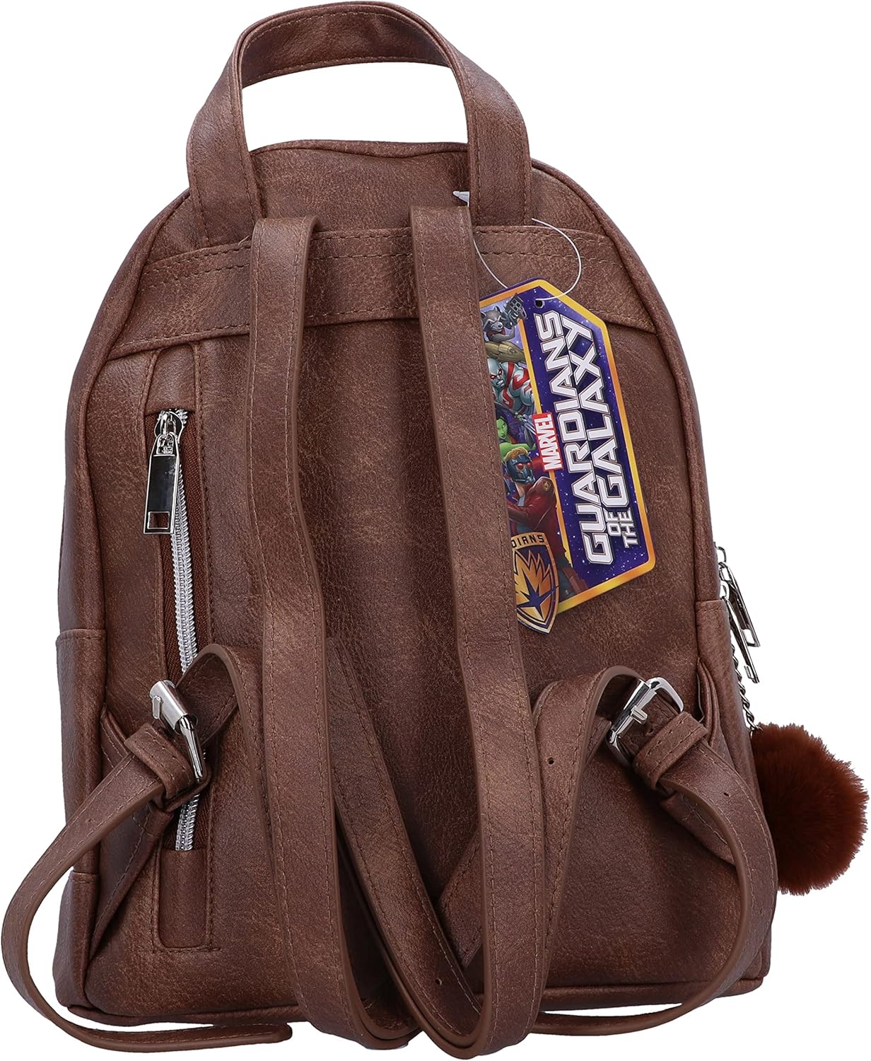 Marvel Baby Groot Backpack 28cm, PU Leather, Brown