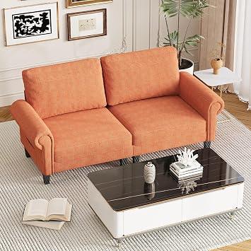 HOMREST Modular Sectional Sofa with Chaise, 60 Inch Loveseat Sectional Couches for Living Room, Convertible Sofa for Home Apartment Lounge, Modern Cloud Couch