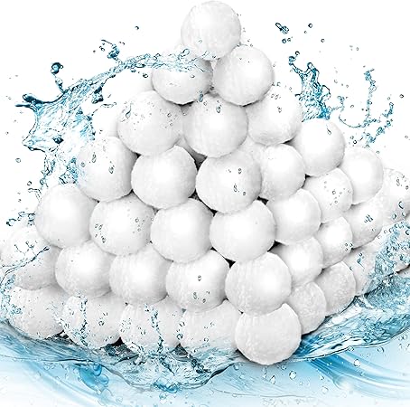 EKKONG Filter Balls 1000g - Ersatz Für 36kg Sandfilter Pool Filterkugeln