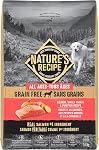 Nature's Recipe Nourriture Naturelle Sans Céréales pour Chiens Saumon, Patate Douce & Recette Citrouille 5,4 kg (Paquet de 1)