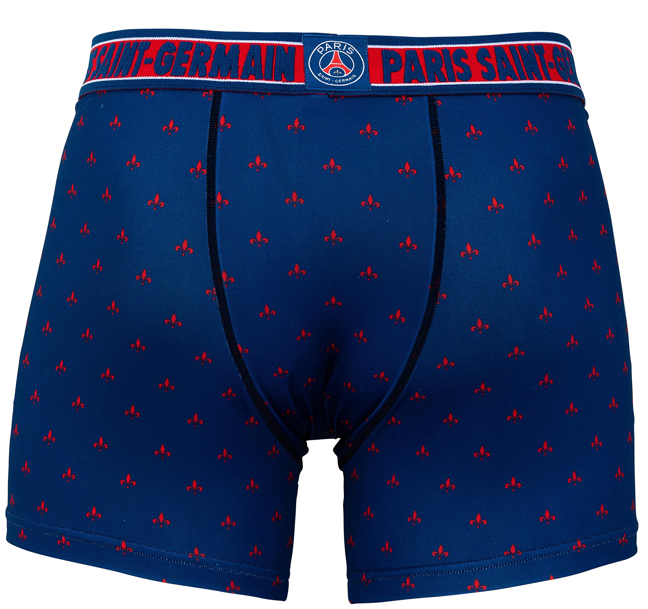 Cadeau Supporter Boxer Enfant Paris Saint-Germain - Collection Officielle PSG, 100% Polyester Boxer Football Garçon