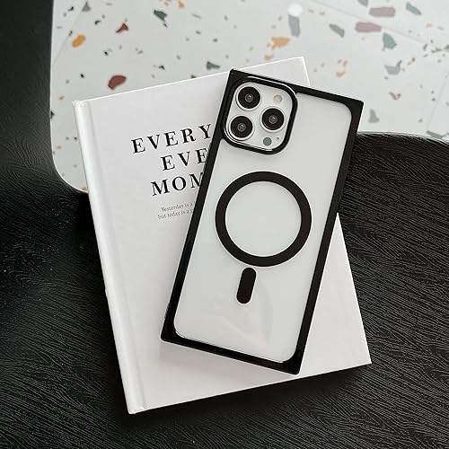 Miniatura 4 de Jmltech Funda magnética transparente para iPhone 13 Pro Max, a prueba de golpes, delgada, protectora para iPhone 13 Pro Max, color negro