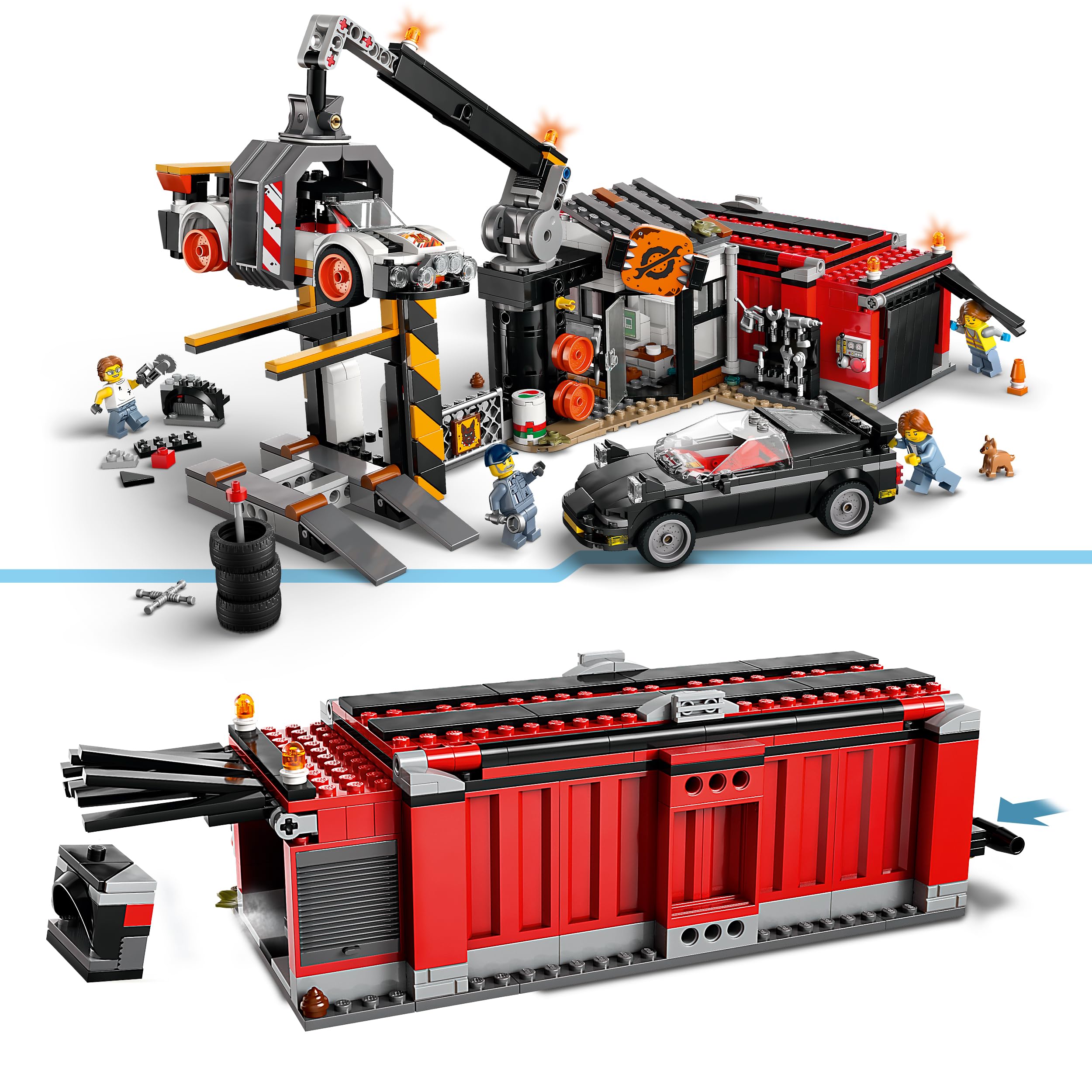 LEGO City 60472 Auto-Schrottplatz Bauspielzeug für Jungen und Mädchen ab 7 Jahren