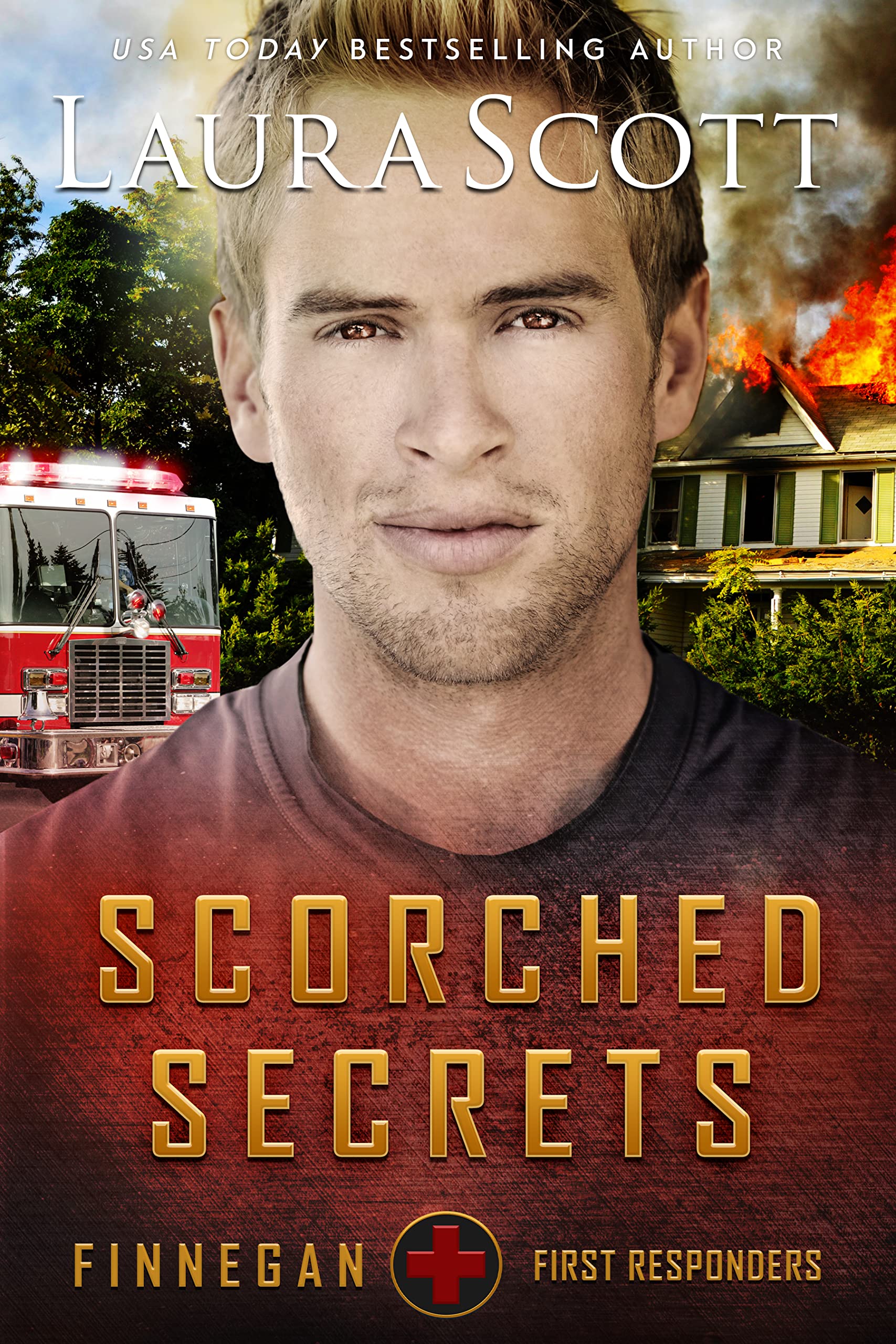 Scorched Secrets: A Christian Romantic Suspense (Finnegan First Responders Book 6)