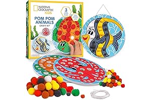 NATIONAL GEOGRAPHIC KIDS Pom Pom Pictures Set for Toddlers