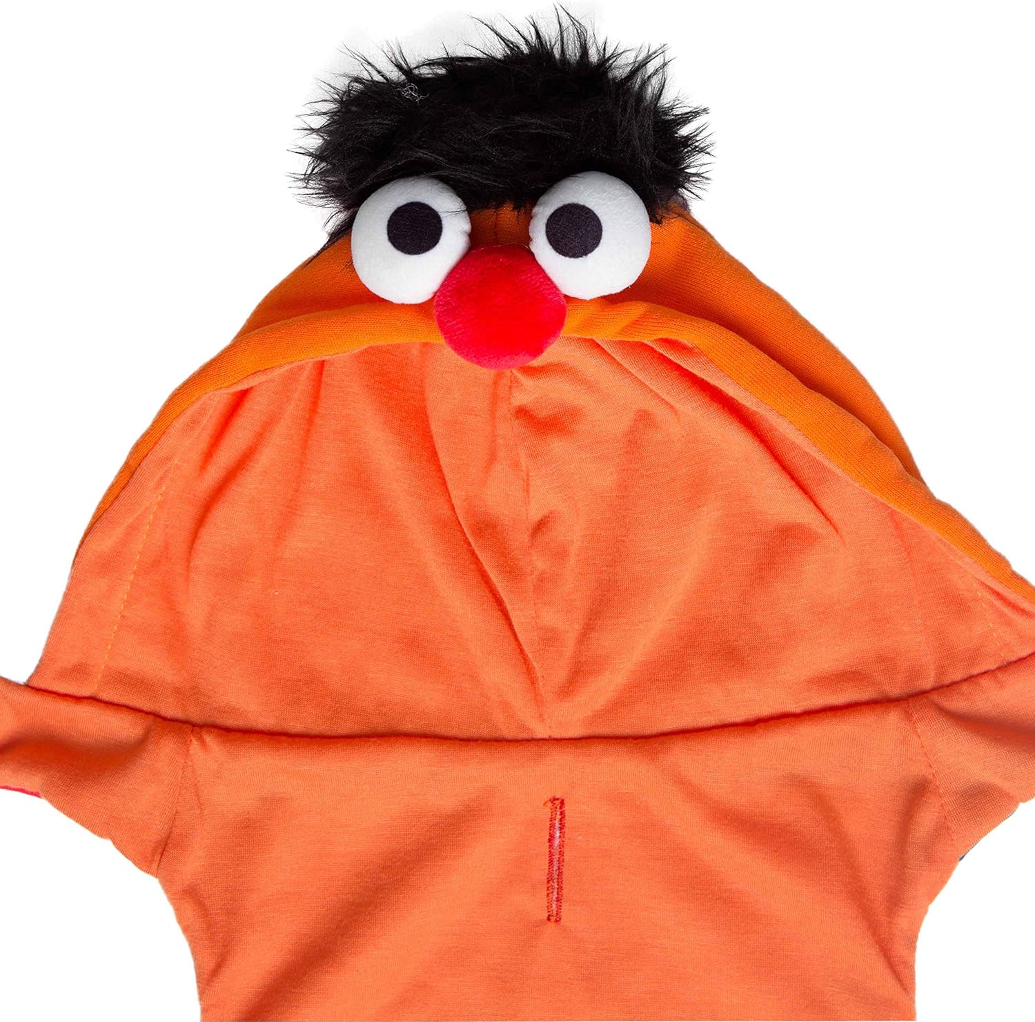 Pet Krewe Small Ernie Costume - Sesame Street Ernie Dog Costume - Fits Small, Medium, Large and Extra Large Pets - Perfect for Halloween, Christmas Holiday, Parties, Photoshoots, Gifts for Dog Lovers