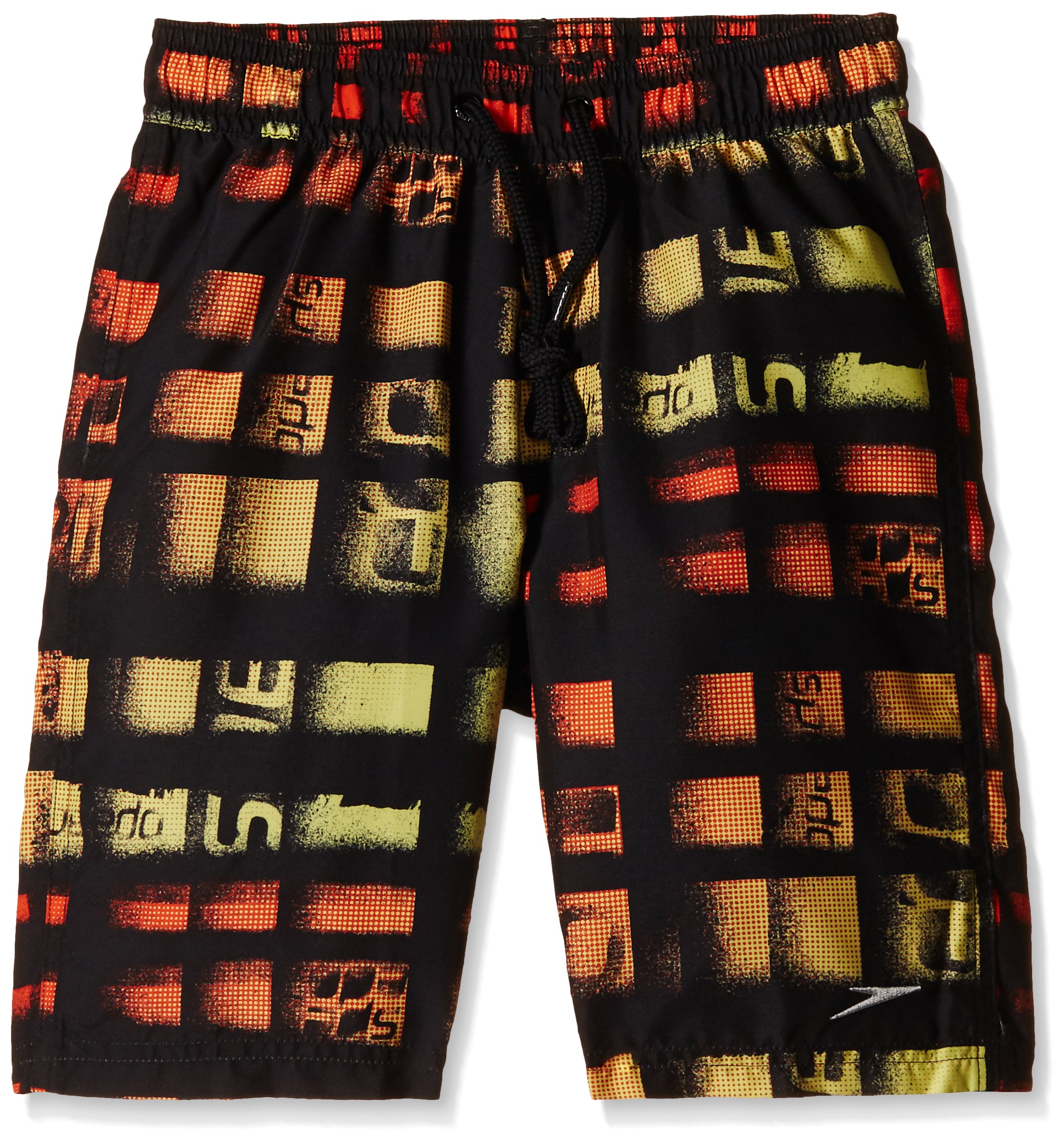 Speedo Boys Swimwear Wavereef Printed Check 17" Watershort