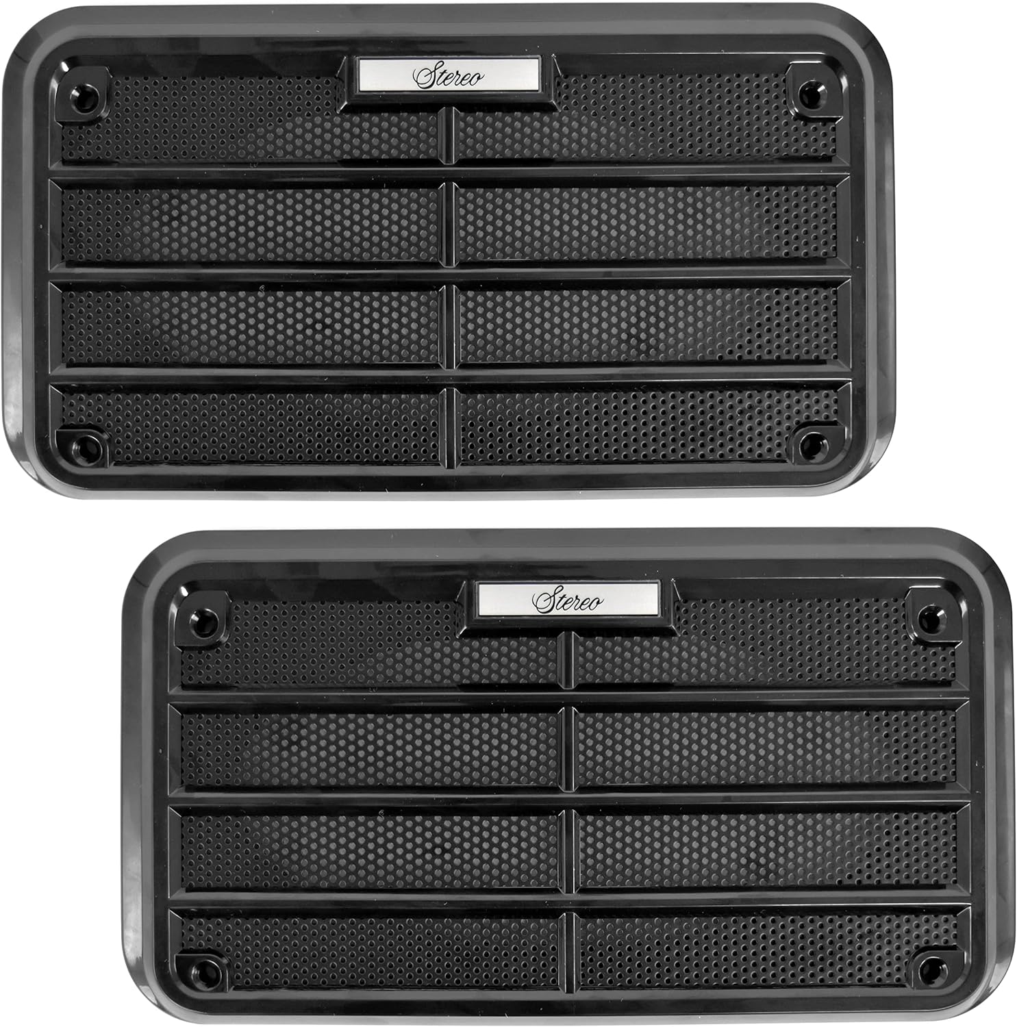 Door Speaker Grille With OE Correct Metal Mesh Pair For