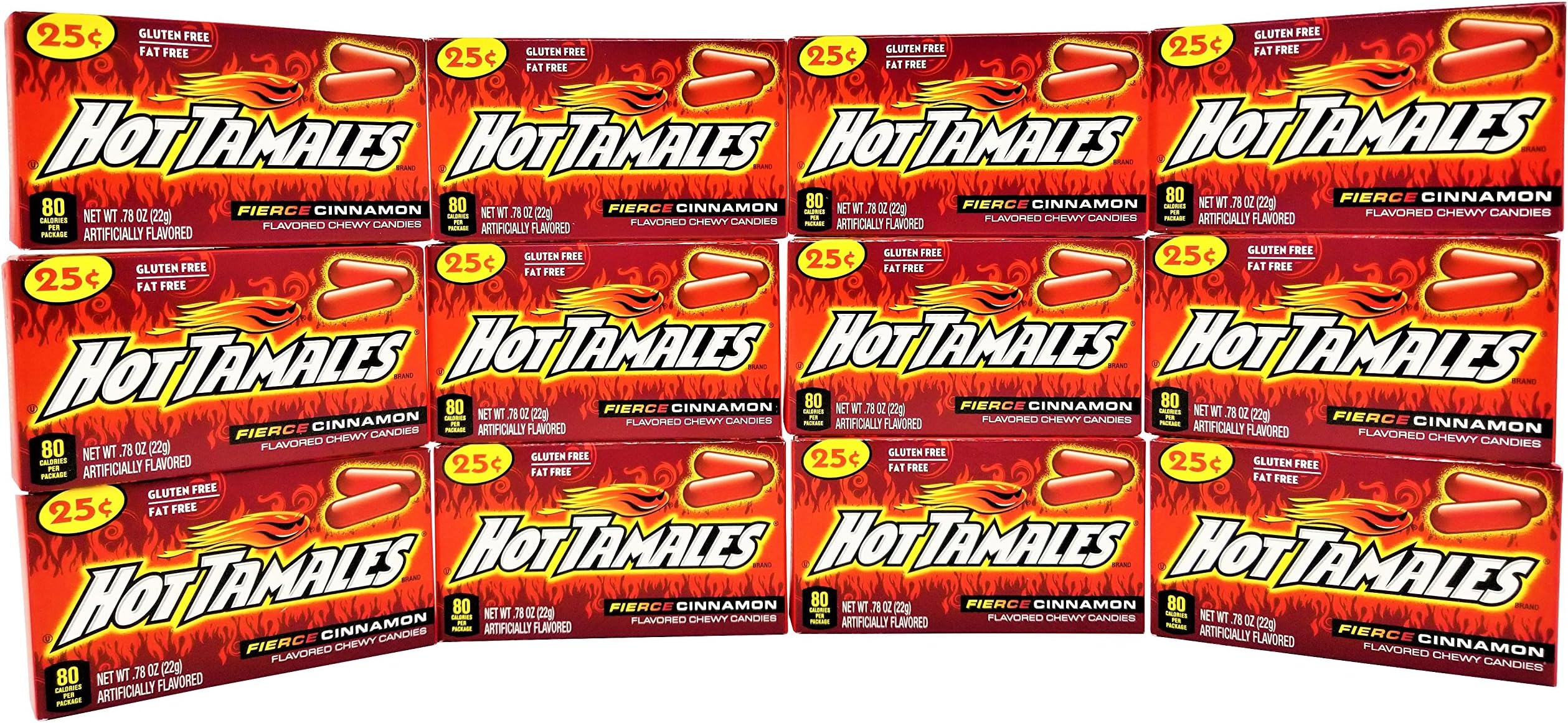 Hot Tamales Cinnamon Fierce 0.78 oz - 12 pack