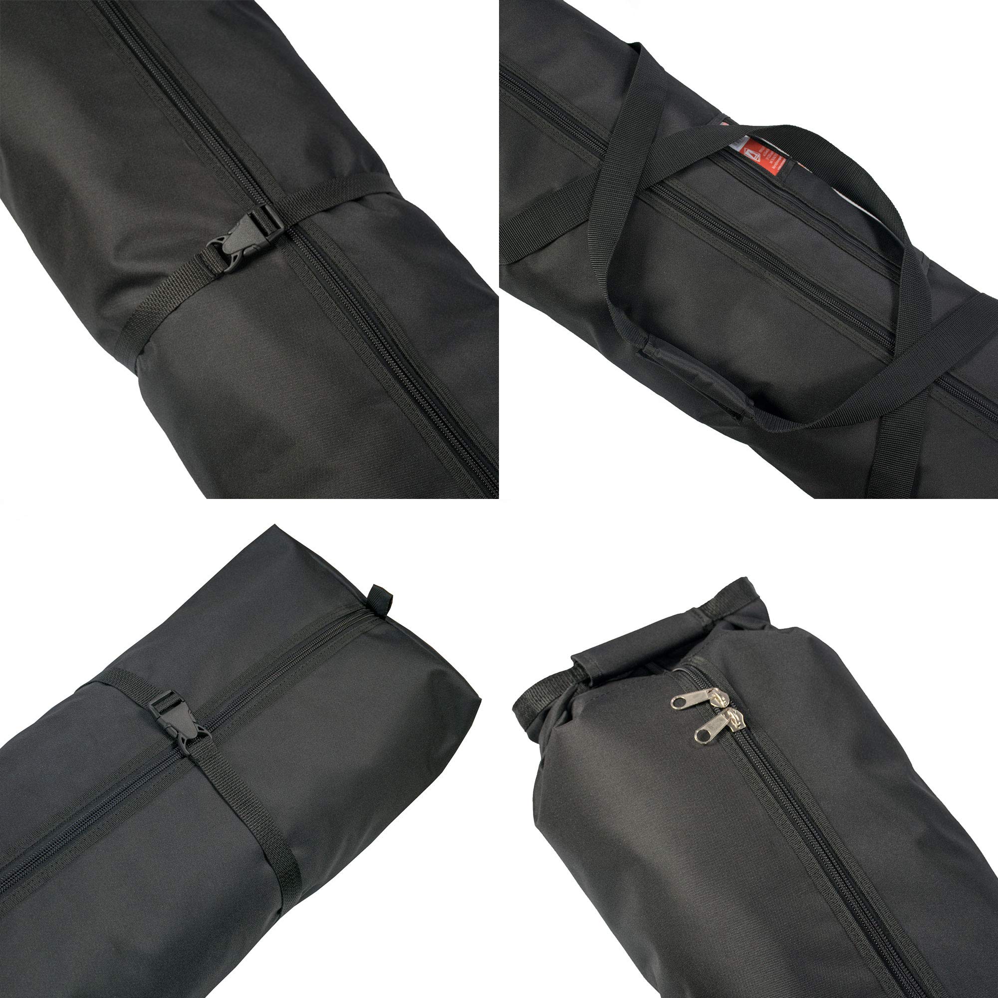 Snowsport Double sac de ski avec roulettes pour 2 paires de skis pour les voyages en avion