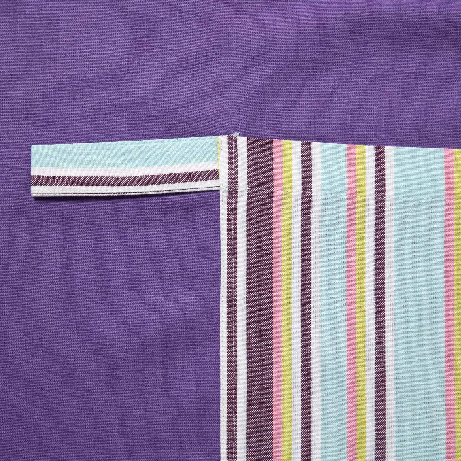 Homescapes Bunte Kochschürze Aus Baumwolle – 80x110 Cm, Mit Tasche & Verstellbaren Bändern, Waschbar