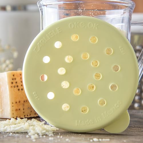 Miniatura 5 de Carlisle FoodService Products 426104 Tapa de dragado de queso de polietileno solamente, 3.12 pulgadas de diámetro, amarillo (caja de 12)