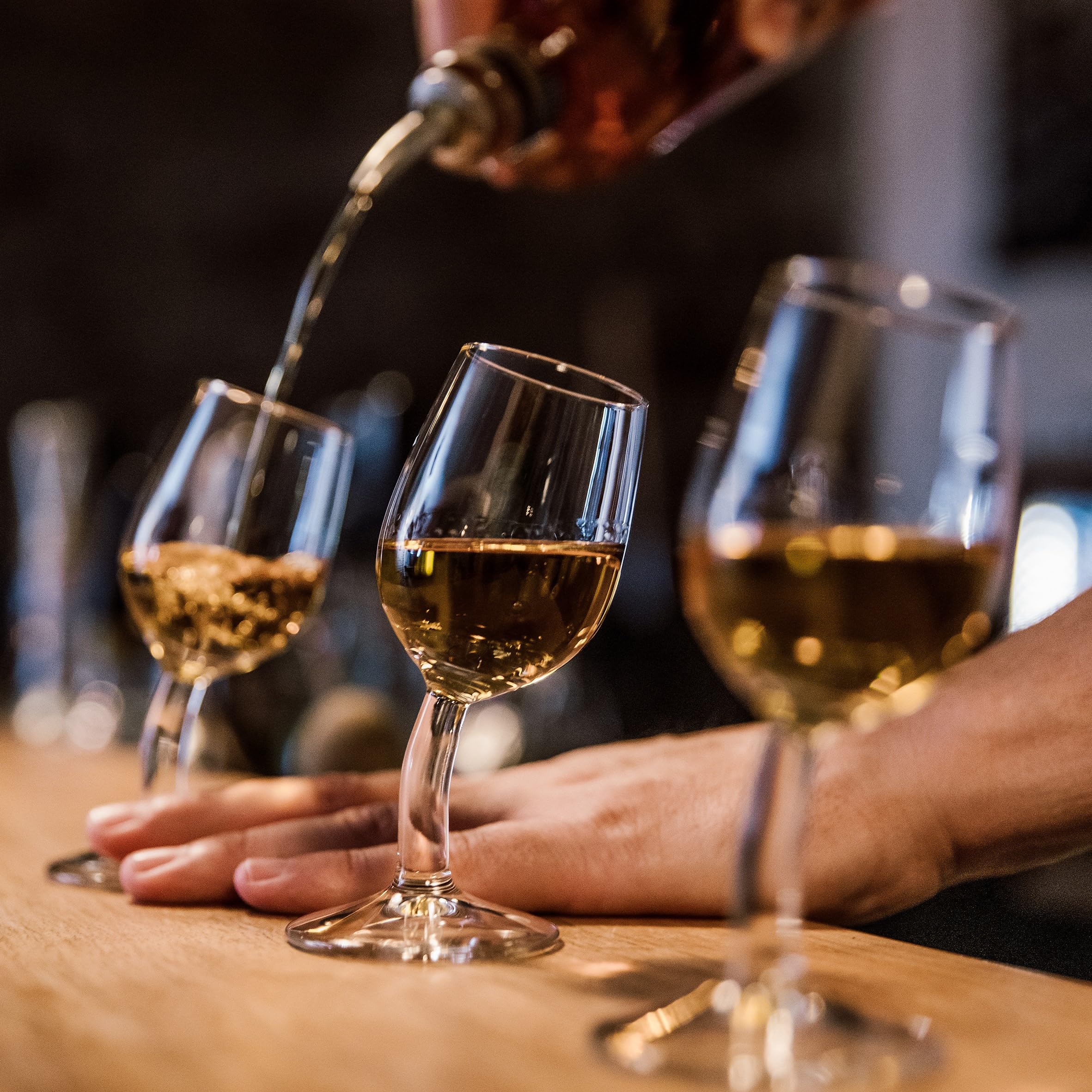 Set 4 Bicchieri Vino Storti - Calici Divertenti Piegati A Mano, Lavabili Lavastoviglie - Foto 6