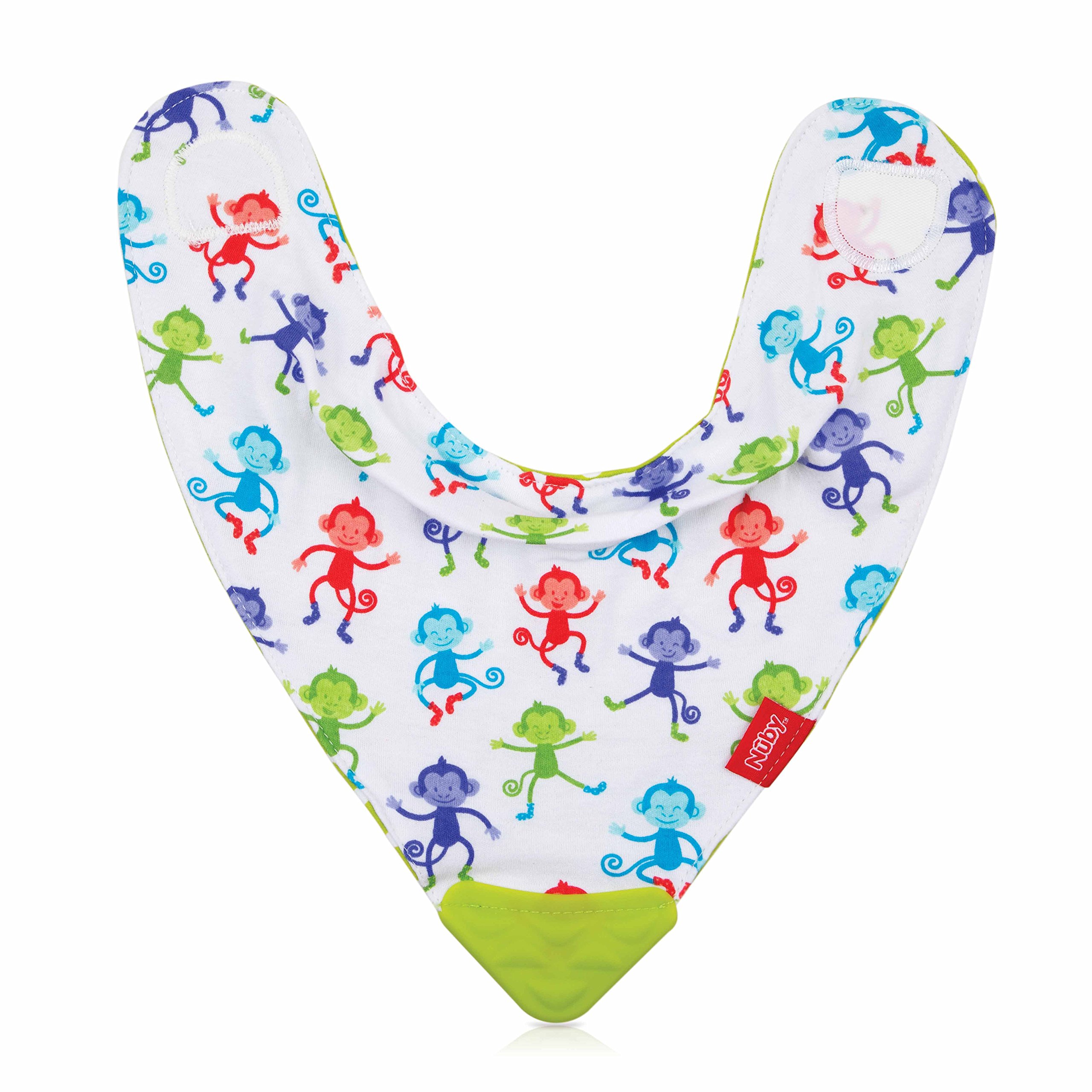 Nuby Bandana Bavoir avec massaggiagengive Couleurs aléatoires