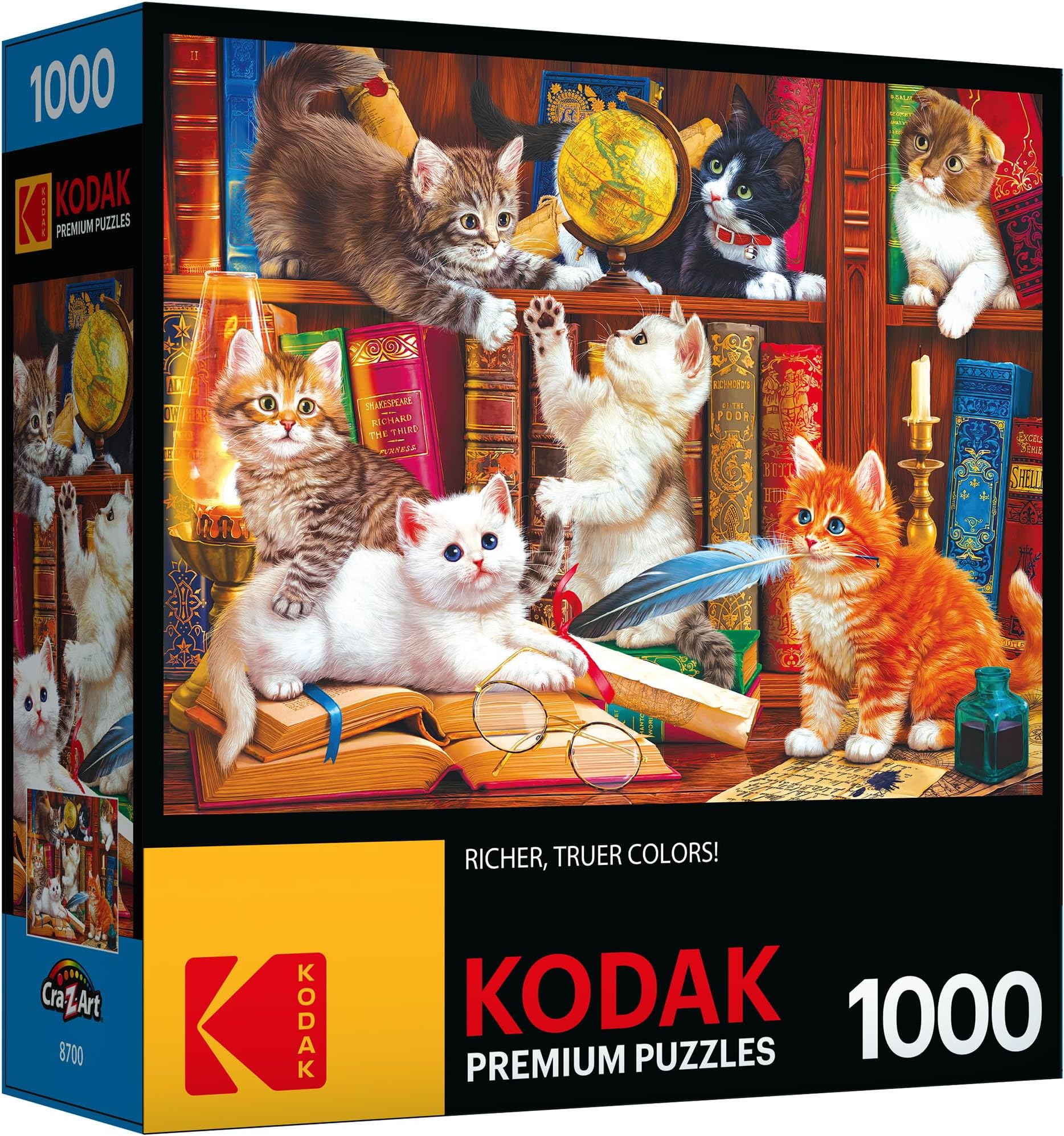 Rose Art Kodak 1000 Piece Jigsaw Puzzle - Library Mischief
