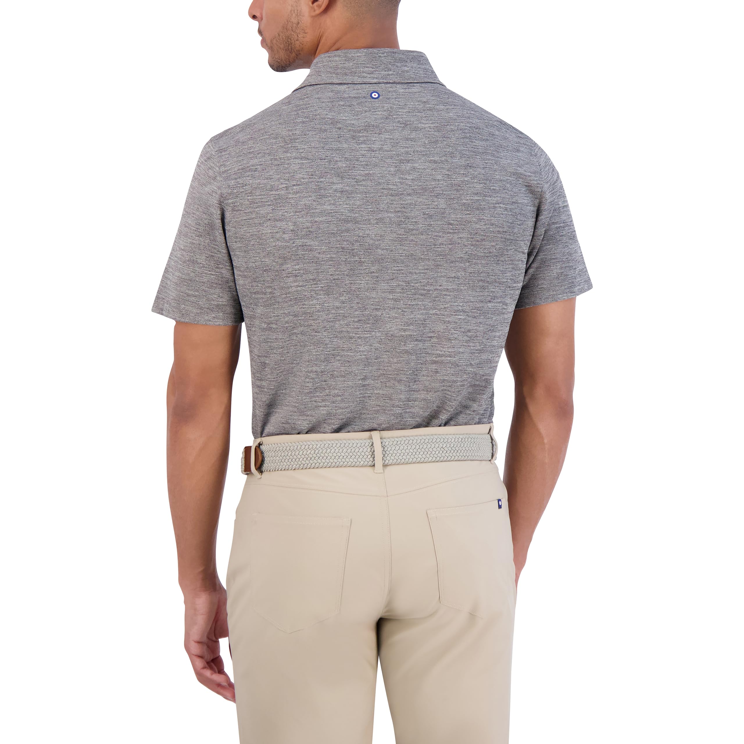Ben Sherman Short Sleeve Yarn Dye Heather Polo Top Polo chiné à Manches Courtes Homme (Lot de 1)