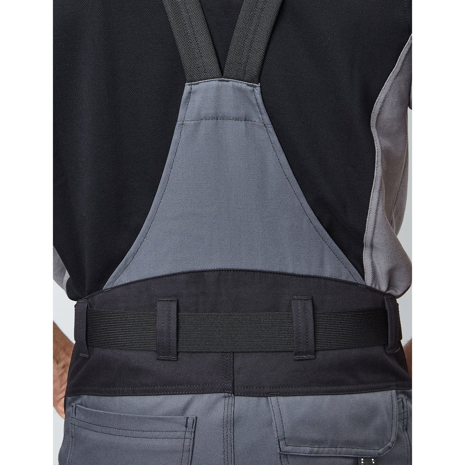 PIONIER 9472 – 94 "Resist 1" trabajo peto, gris/negro, tamaño 94