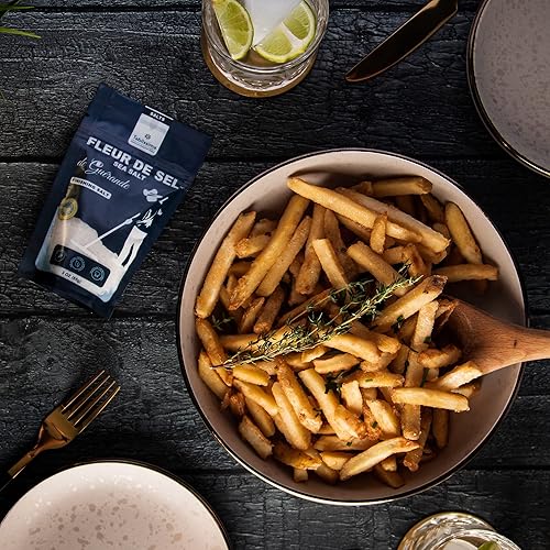 Miniatura 3 de Tablissima Flor de Sel de Guerande - Sal Premium de Francia - Cosechada a mano - 100 % natural - Confiado por los mejores chefs - 1.58 oz (45 gramos)