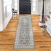 Vista 1 de SUPERIOR Alfombra de pasillo de interior, cubierta de alfombra de felpa, medallón oriental tradicional, perfecta para pasillo, entrada, sala