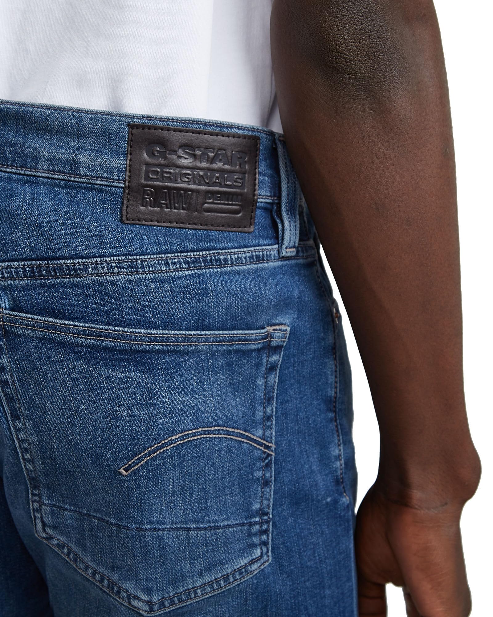 G-STAR 3301 Slim Denim Shorts - Shorty Mężczyźni