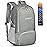 ZOMAKE Lightweight Packable Backpack 30L, Foldable Hiking Backpacks Water Resistant Compact Folding Daypack for Travel(Sliver Grey)