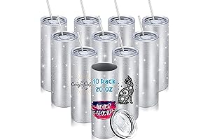 Zopeal Sublimation Tumblers: Bulk Glitter for Brilliant Transfers