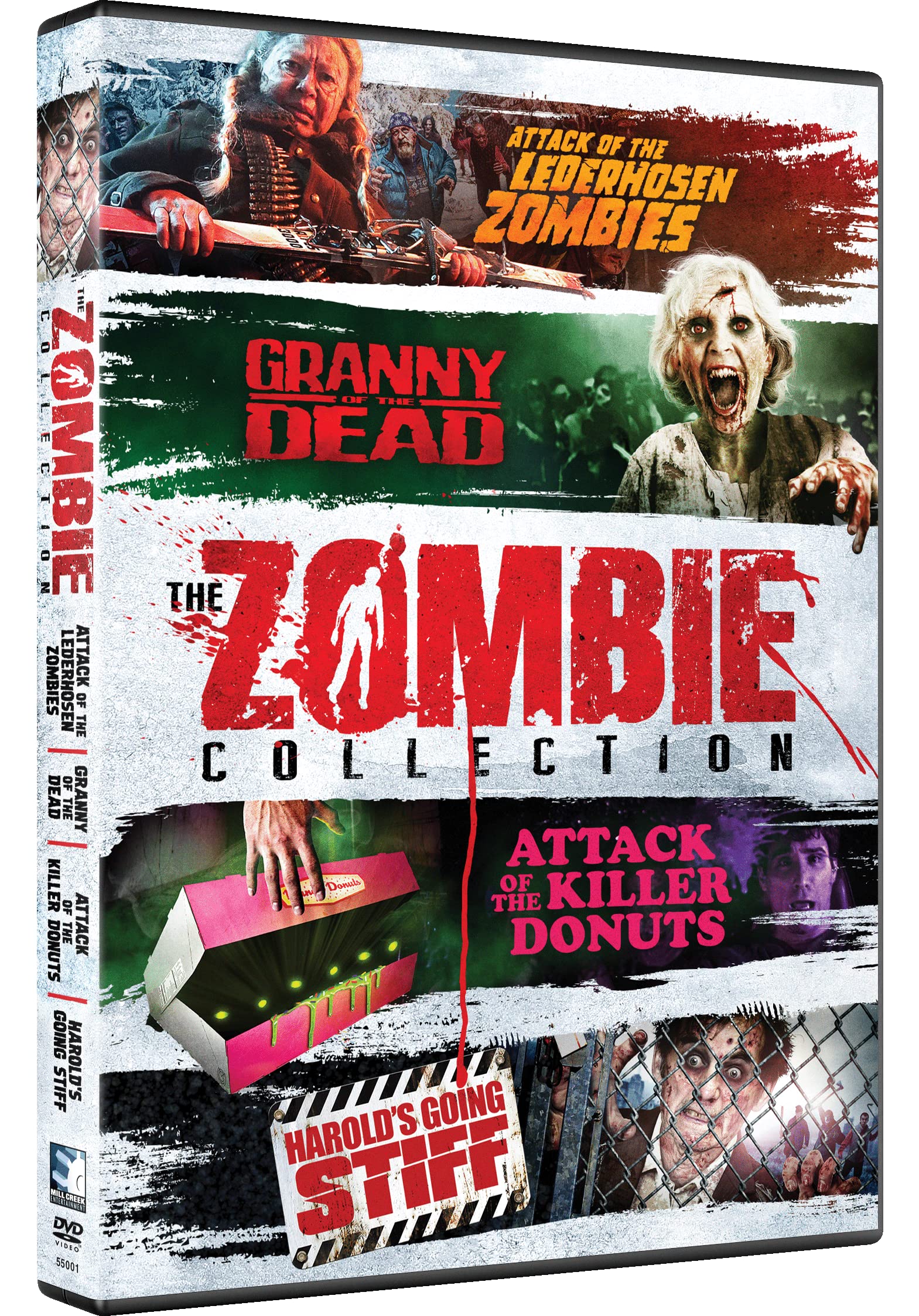 Colección de Zombis DVD importado de EE. UU. para amantes del cine de terror en casa