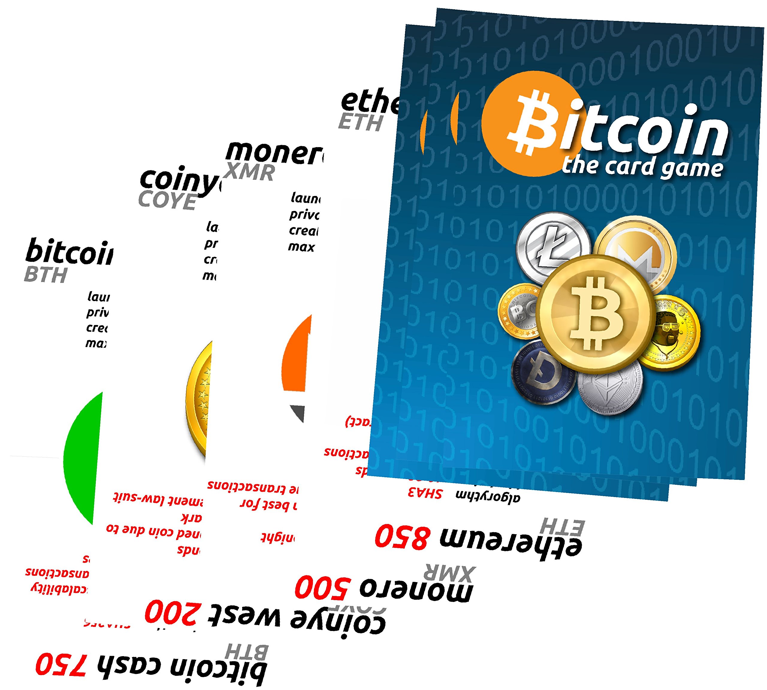 Deluxe Pit Bitcoin Card Game Style - Classic Cryptocurrency Trading Game -  Trade Litecoin, Ethereum, Monero and More -