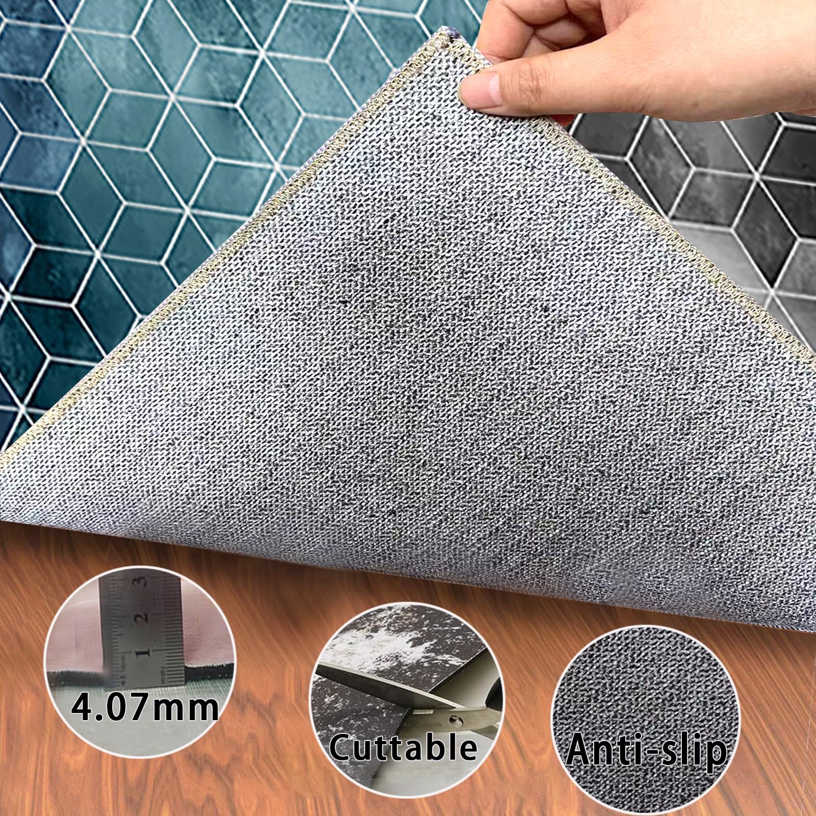 70 x 100 cm Protector Suelo Silla Ruedas Alfombra Silla Gaming Alfombra Oficina para Silla con Ruedas Antideslizante Alfombra Silla Escritorio Alfombra Protectora Suelo Silla Alfombra Gamer