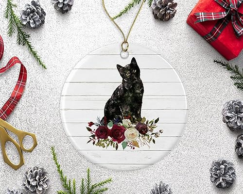 Miniatura 2 de Adorno de gato Adorno de gato de regalo para mascotas Adorno de Navidad de gato negro Regalo para los amantes de los gatos negros Regalo de