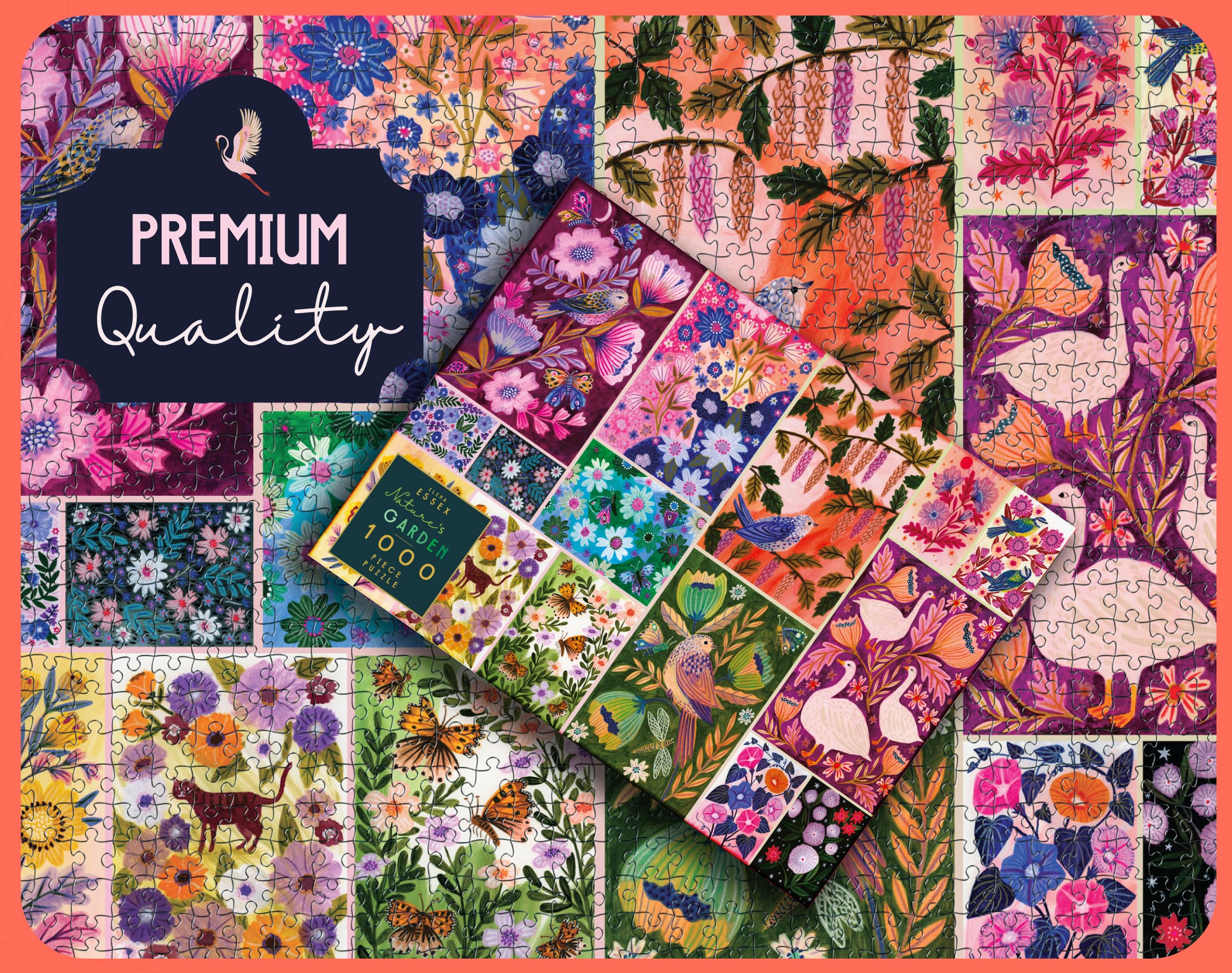 Elena Essex Jigsaw Puzzles for Adults 1000, Nature's Garden, Jigsaw Puzzle - Image 2