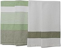 Vista 2 de MyPillow Paquete de 4 paños de cocina, color verde